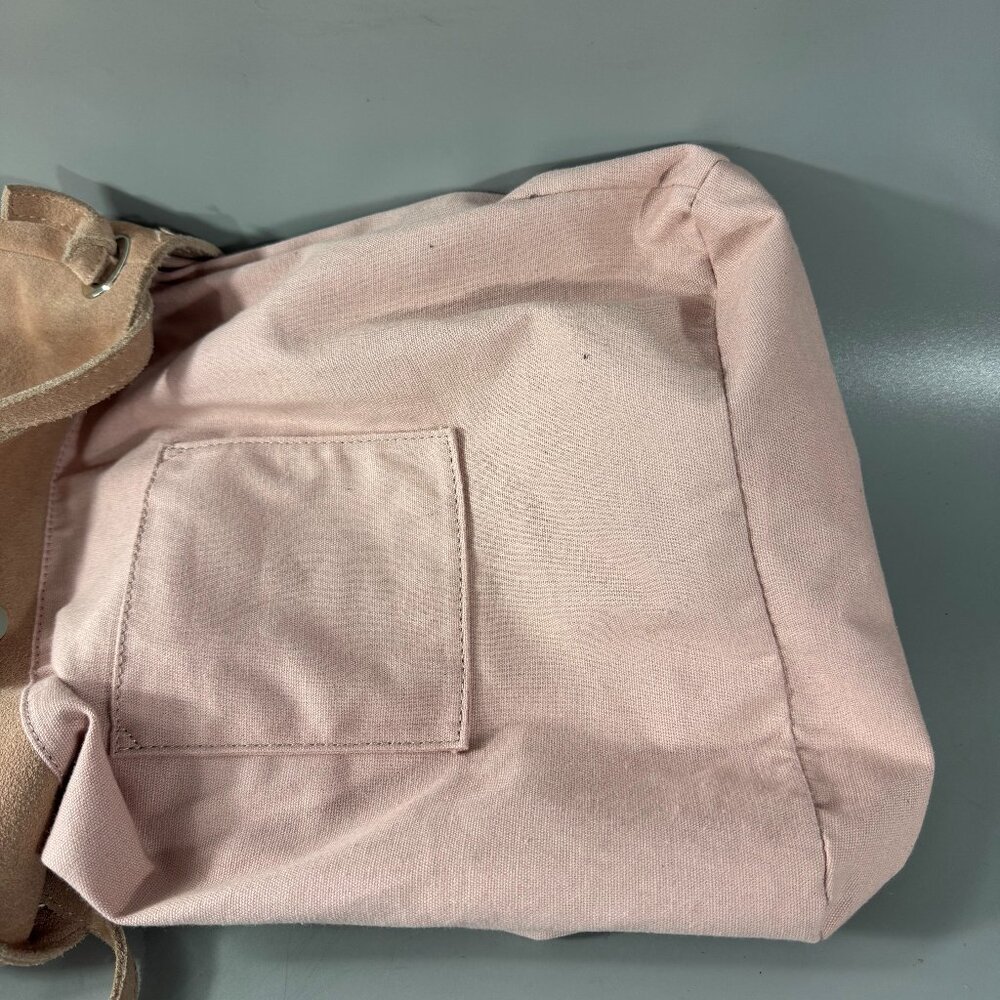 M.I.L.A. JACKIE Suede Crossbody Bag in Taupe - Picture 10 of 15